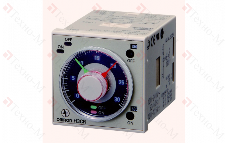 Аналоговый сдвоенный таймер Omron H3CR-FN 100-240VAC/100-125VDC