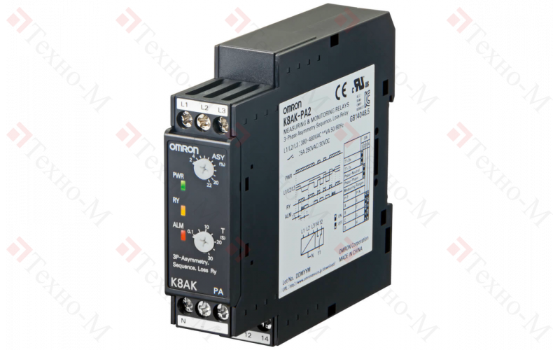 Реле контроля напряжения Omron K8AK-PA2