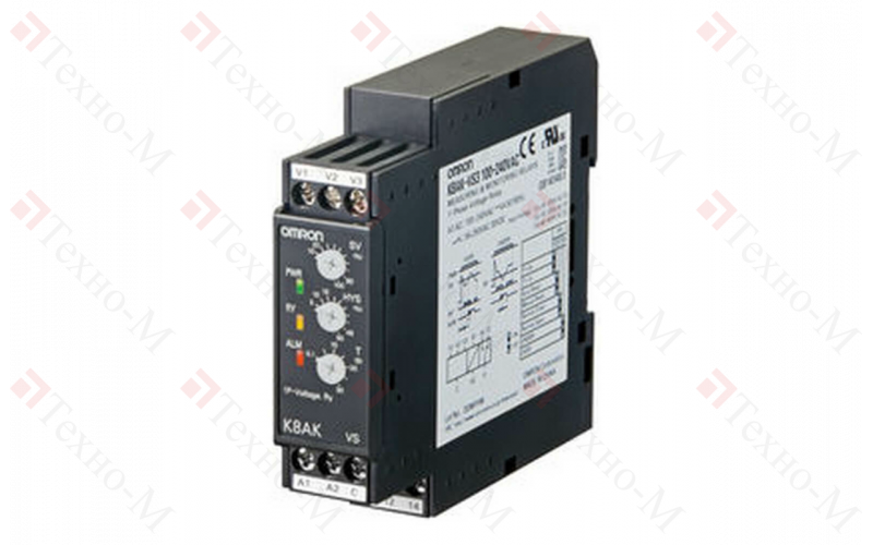 Реле контроля напряжения Omron K8AK-VS3 100-240VAC
